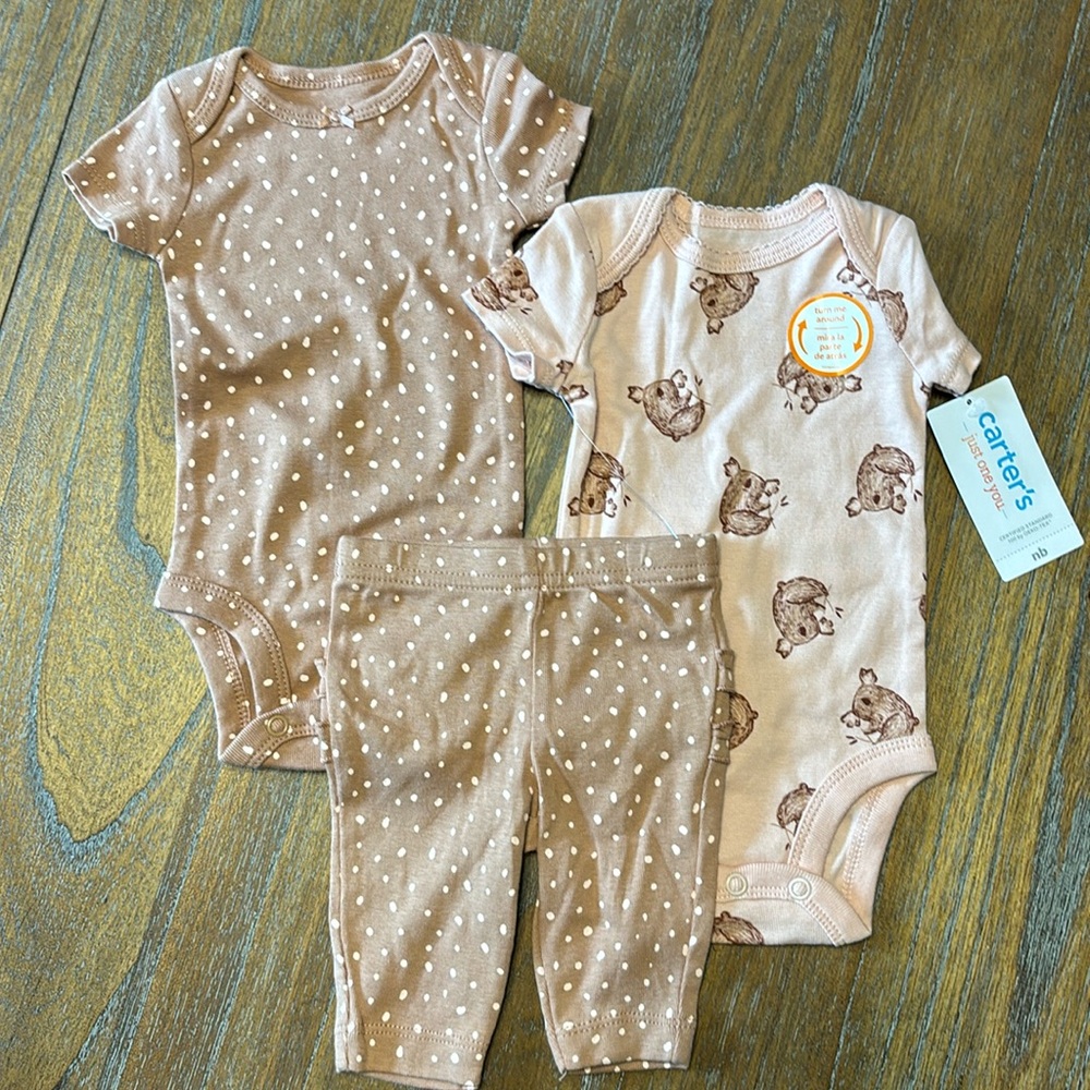 Carter’s 3 piece set NWT